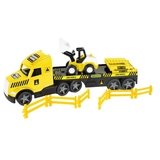 Игровой набор Wader Magic Truck Technic Эвакуатор с бульдозером, желтый (36431) - Pampik