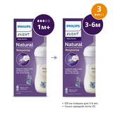Пляшечка для годування Philips AVENT Natural Природний потік Коала, 260 мл (SCY903/67) - Pampik - 7