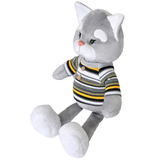 Мягкая игрушка Tigres Кошечка Лейла в одежде, 38 см (КО-0081) - Pampik - 2