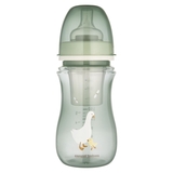 Пляшка антиколікова Canpol babies з контейнером для сухої молочної суміші, 240 мл, зелена (35/245_zestaw) - Pampik - 3