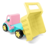 Грузовик-самосвал Wader Gigant, 55 см, кремовый с розовым (65020) - Pampik - 2