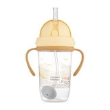 Чашка-непроливайка Canpol babies Mountains з трубочкою і обважнювачем 270 мл, бежевий (56/620_bei) - Pampik
