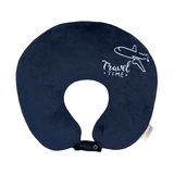 Подушка-підголовник Tigres Travel time by plane, синій (ПД-0403) - Pampik - 2