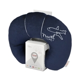 Подушка-підголовник Tigres Travel time by plane, синій (ПД-0403) - Pampik