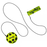 Мяч-прыгун на резинке Waboba Space Bounceback, желтый (33002) - Pampik