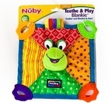 М'яка іграшка Nuby Обіймашка з прорізувачем (Д) - Pampik - 2