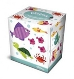 Салфетки отрывные в коробочке Kleenex Kids, 56 шт. - Pampik
