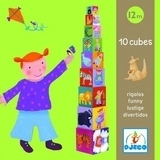 Пірамідка Djeco Забавні кубики - Pampik