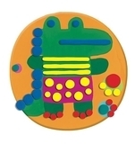 Набір для ліплення Djeco Слоненя - Pampik - 3