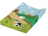 Пеленальный матрасик Prima Baby Funny Farm, зеленый (8726) - Pampik